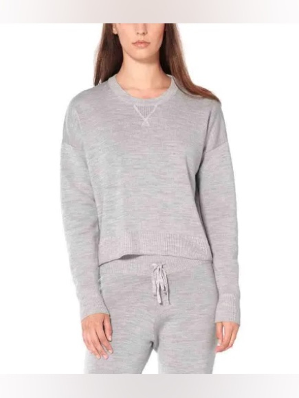 Icebreaker Carrigan Reversible
Merino Wool Sweater Crewneck Women's Grey Size XS